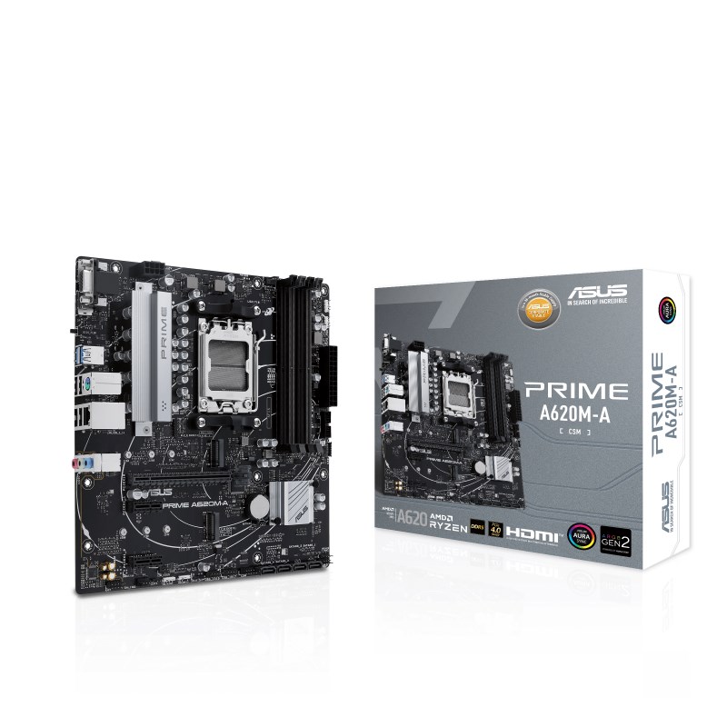 ASUS MB Sc AM5 PRIME A620M-A-CSM,  AMD A620,  4xDDR5,  1xHDMI,  1xDP,  1xVGA,  mATX0 