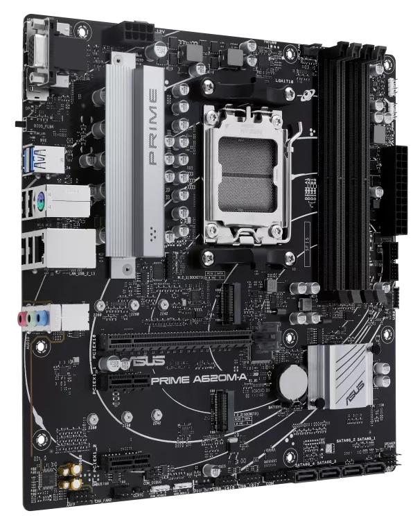 ASUS MB Sc AM5 PRIME A620M-A-CSM,  AMD A620,  4xDDR5,  1xHDMI,  1xDP,  1xVGA,  mATX1 