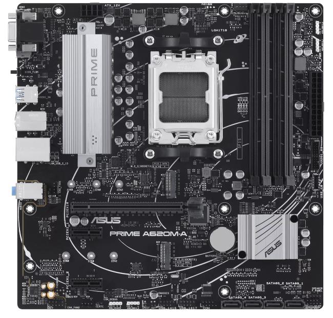 ASUS MB Sc AM5 PRIME A620M-A-CSM,  AMD A620,  4xDDR5,  1xHDMI,  1xDP,  1xVGA,  mATX2 