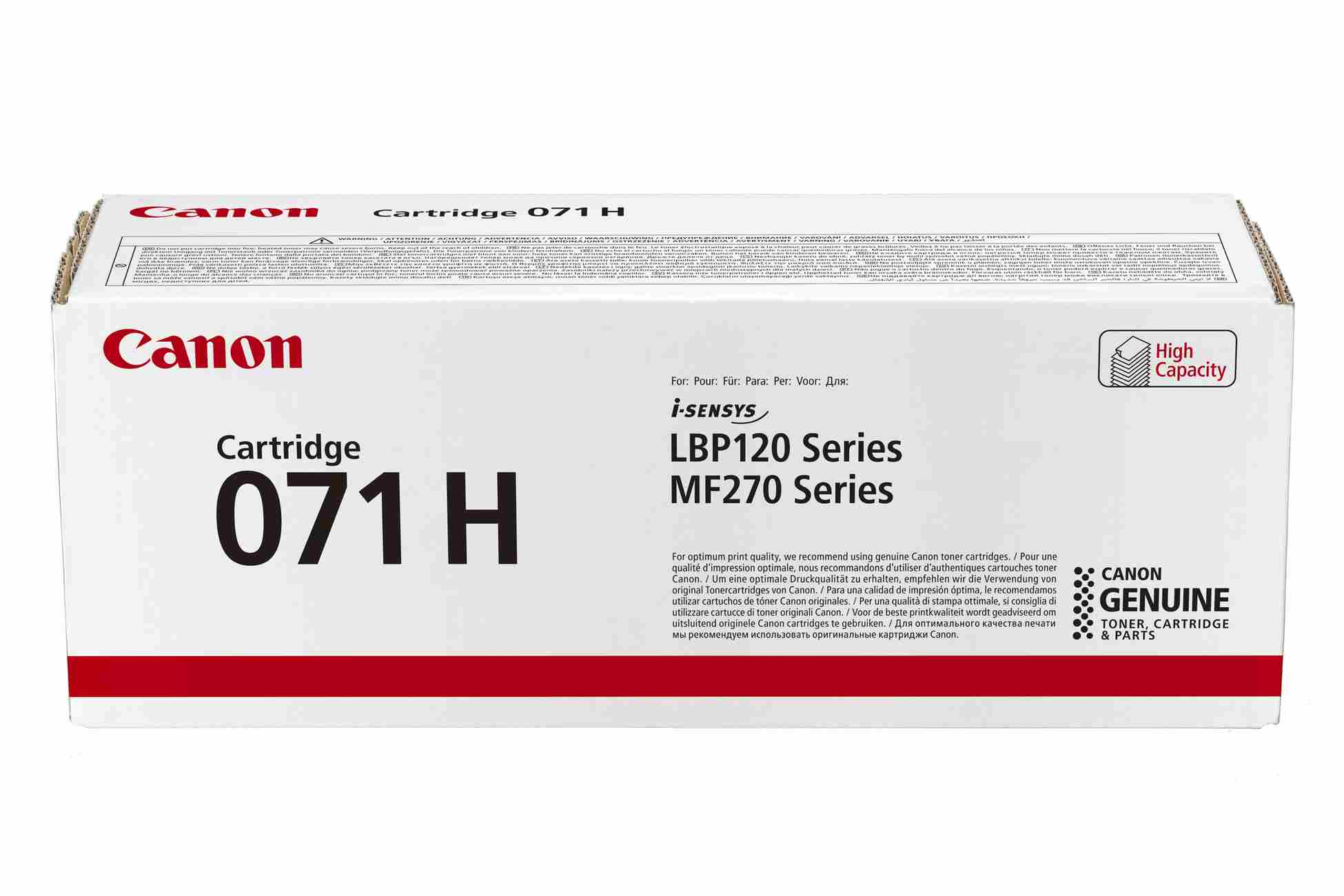 Canon TONER CRG 071H BK černý pro MF275dw,  MF272dw,  LBP122dw (2 500 str.)0 