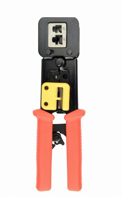GEMBIRD Krimpovacie kliešte (T-WC-03) pre konektory RJ45/8p8c, 3 v 1