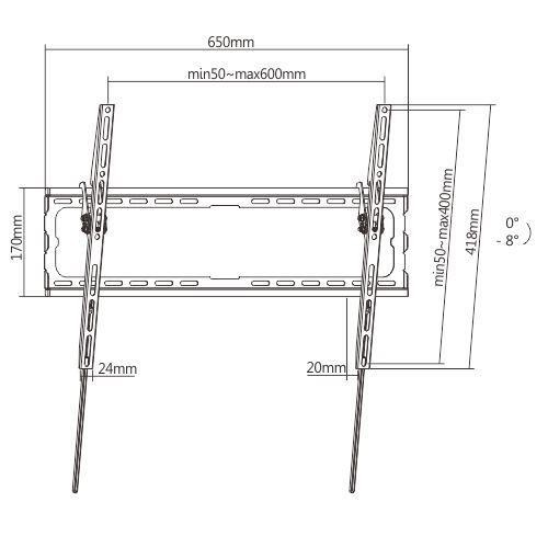 Sklopný držák Tv Fiber Mounts FM011 