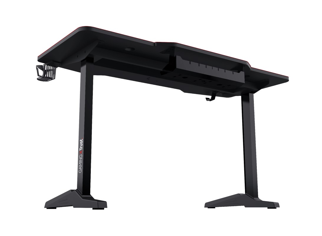 TRUST herní stůl GXT1175 Imperius XL Gaming Desk, černá2 