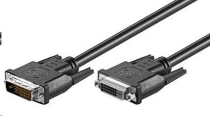 PREMIUMCORD DVI-D prodlužovací kabel, dual-link, DVI(24+1), MF,  5m0 
