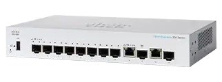 Cisco switch CBS350-8S-E-2G-EU (8xSFP,  2xGbE/ SFP combo, fanless) - REFRESH0 