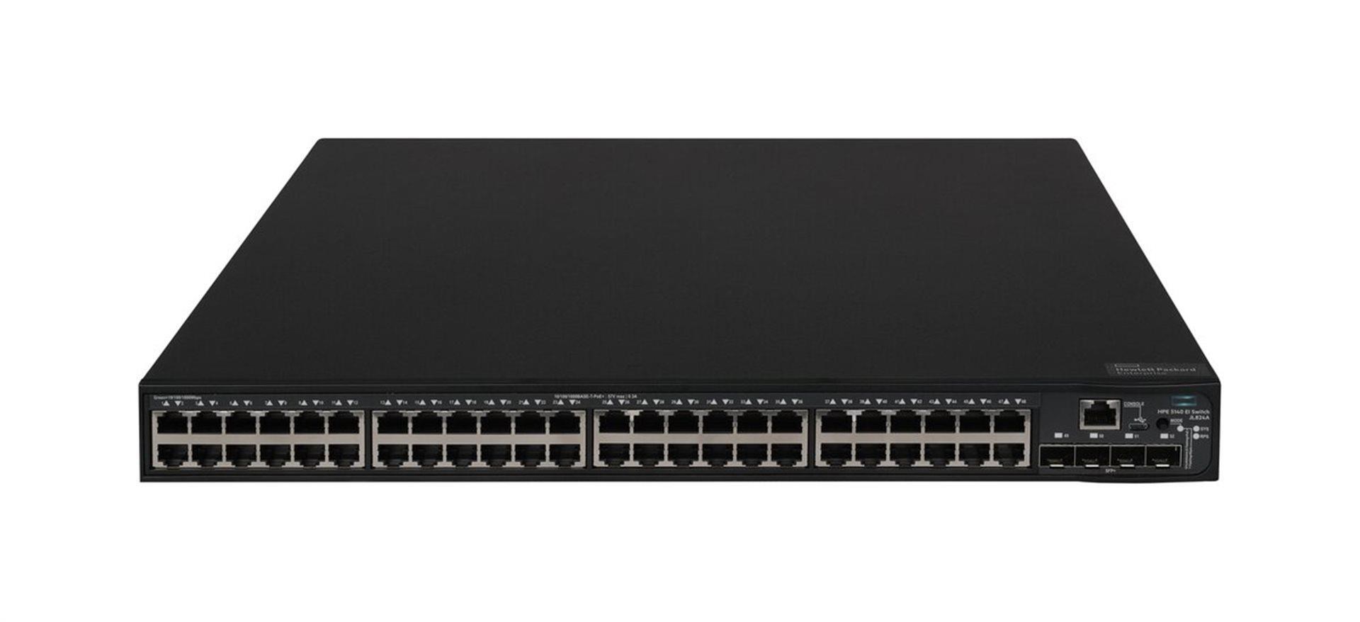 HPE Networking Comware Switch 48G PoE+ 4SFP+ EI 5140 JL824AR RENEW0 