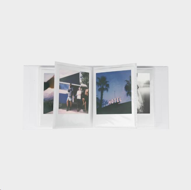 Polaroid Photo Album Small White 40 fotek (i-Type,  600,  SX-70)4 