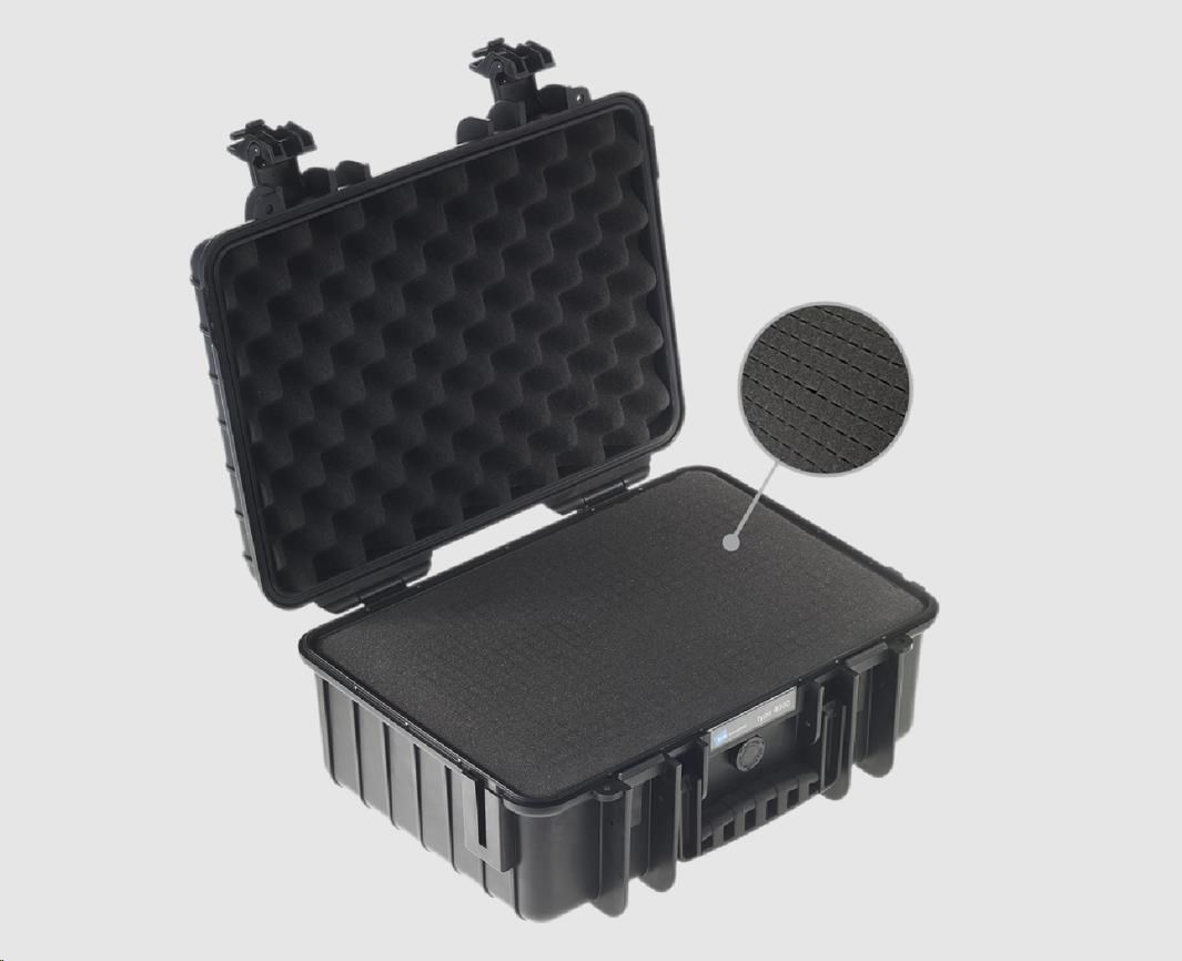 BW Outdoor Cases Type 4000 BLK SI (pre-cut foam)0 
