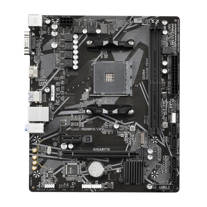 GIGABYTE A520M K V2/ AM4/ mATX1 