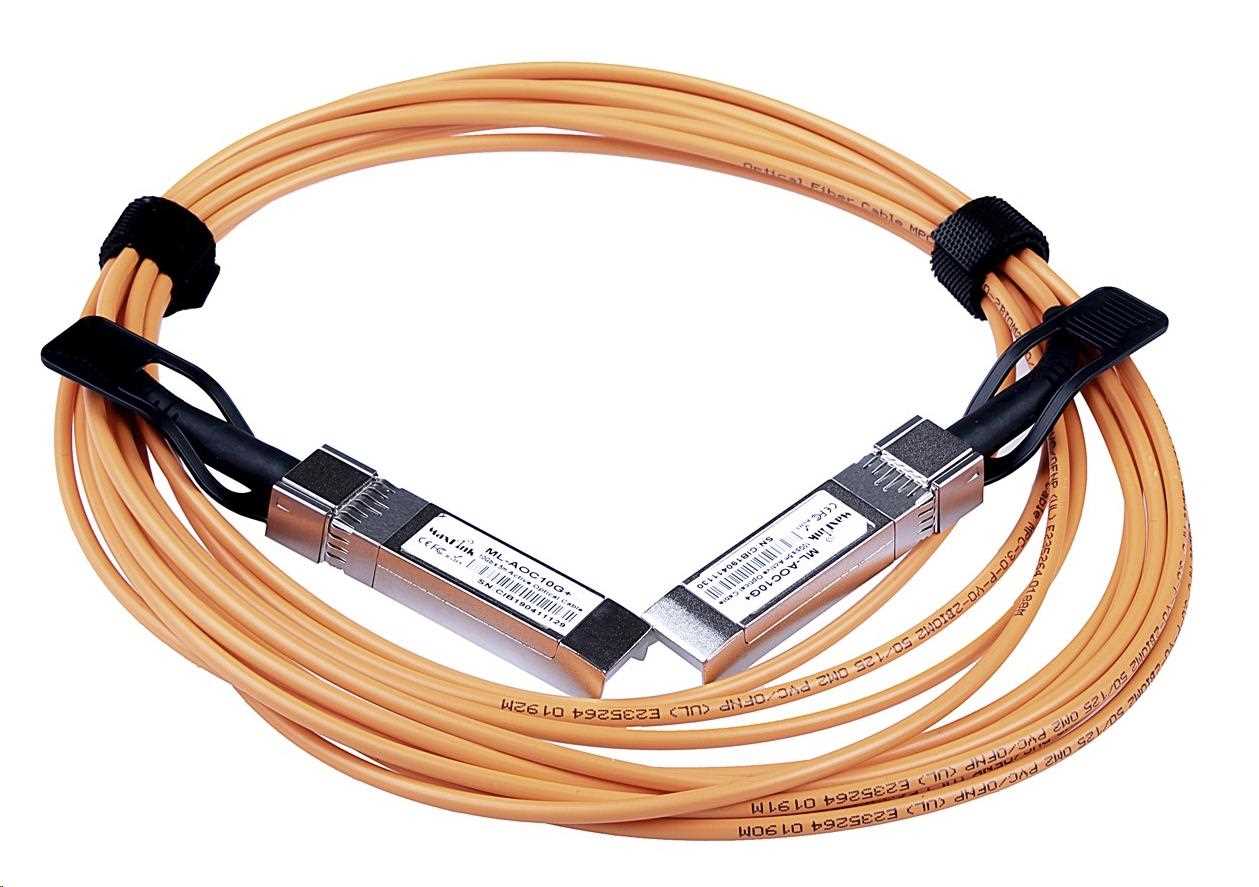 MaxLink 10G SFP+ AOC optický kabel,  aktivní,  DDM,  2m1 