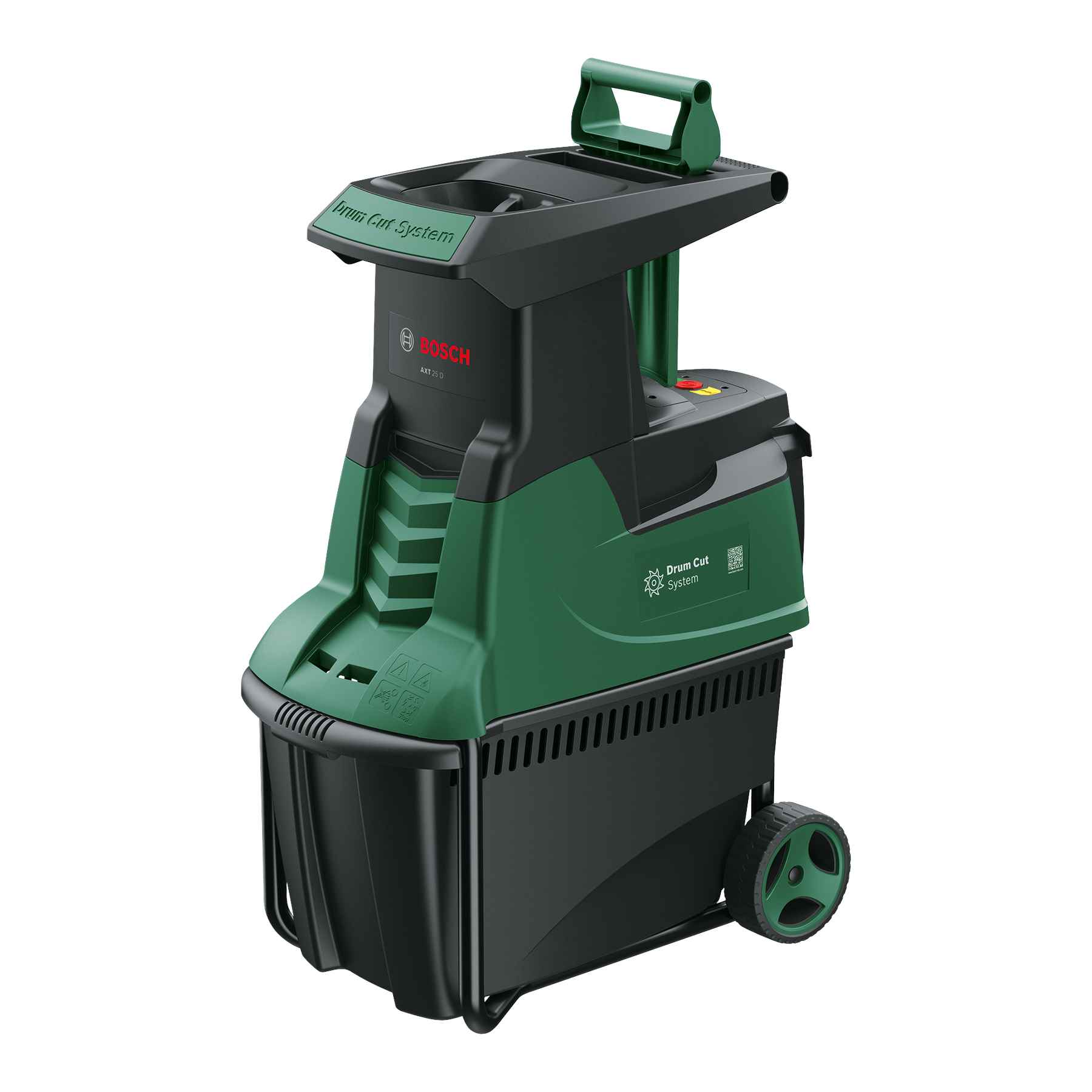 BOSCH AXT 25 D, tichý kompostovač, 2.500 W, kapacita střihu, max. průměr větví 40 mm0 