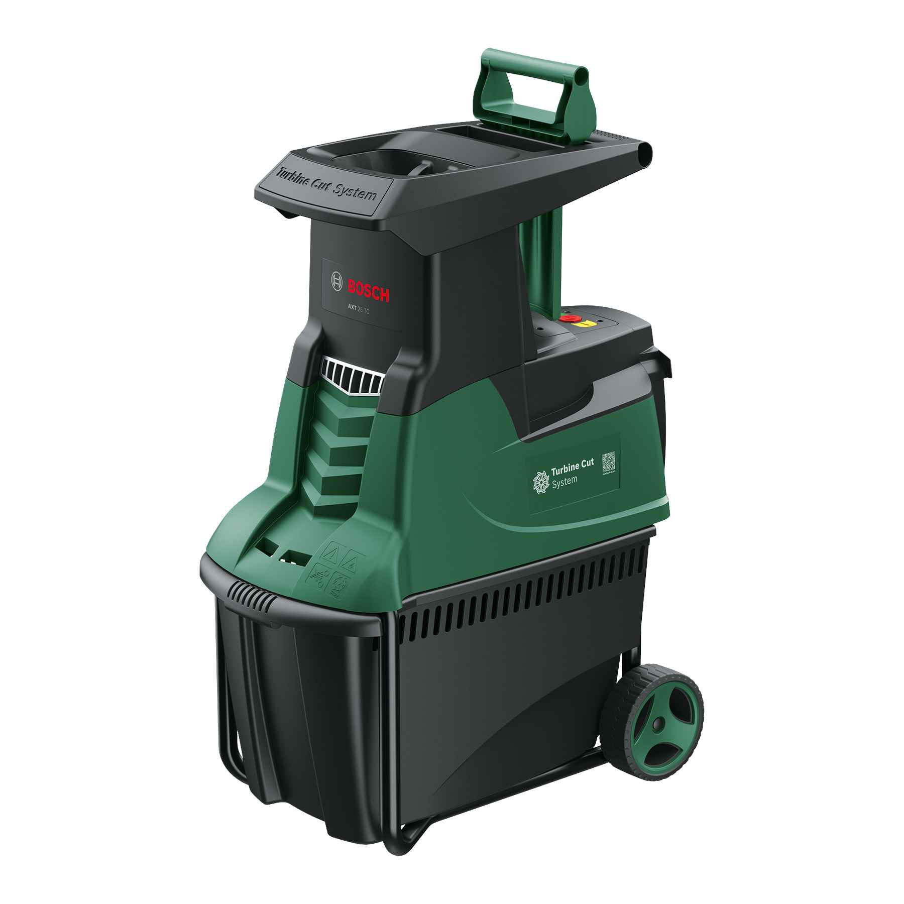 BOSCH AXT 25 TC, tichý kompostovač, 2.500 W, kapacita střihu, max. průměr větví 45 mm0 