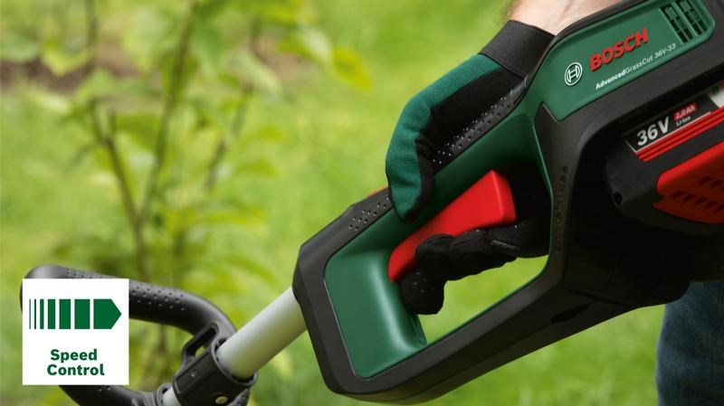 BOSCH AdvancedGrassCut 36V-33,  akumulátorová strunová sekačka,  36 V,  struna 33 cm,  akumulátor 2.0 Ah5 