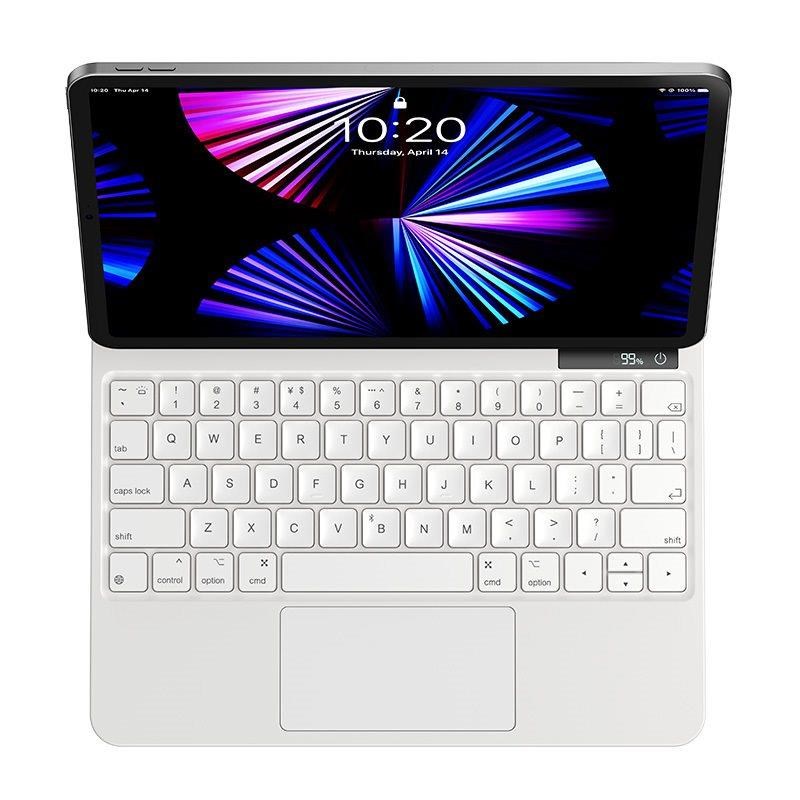 Baseus pouzdro s klávesnicí Brilliance Series Pro pro Apple iPad 10 2022 10.9"",  bílá5 