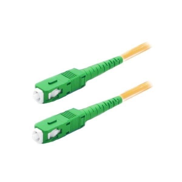 XtendLan simplexní patch kabel SM 9/ 125,  OS2,  SC(APC)-SC(APC),  LS0H,  1m0 