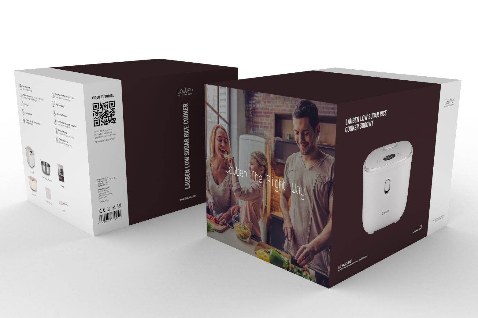 Lauben Low Sugar Rice Cooker 3000WT - rýžovar12 