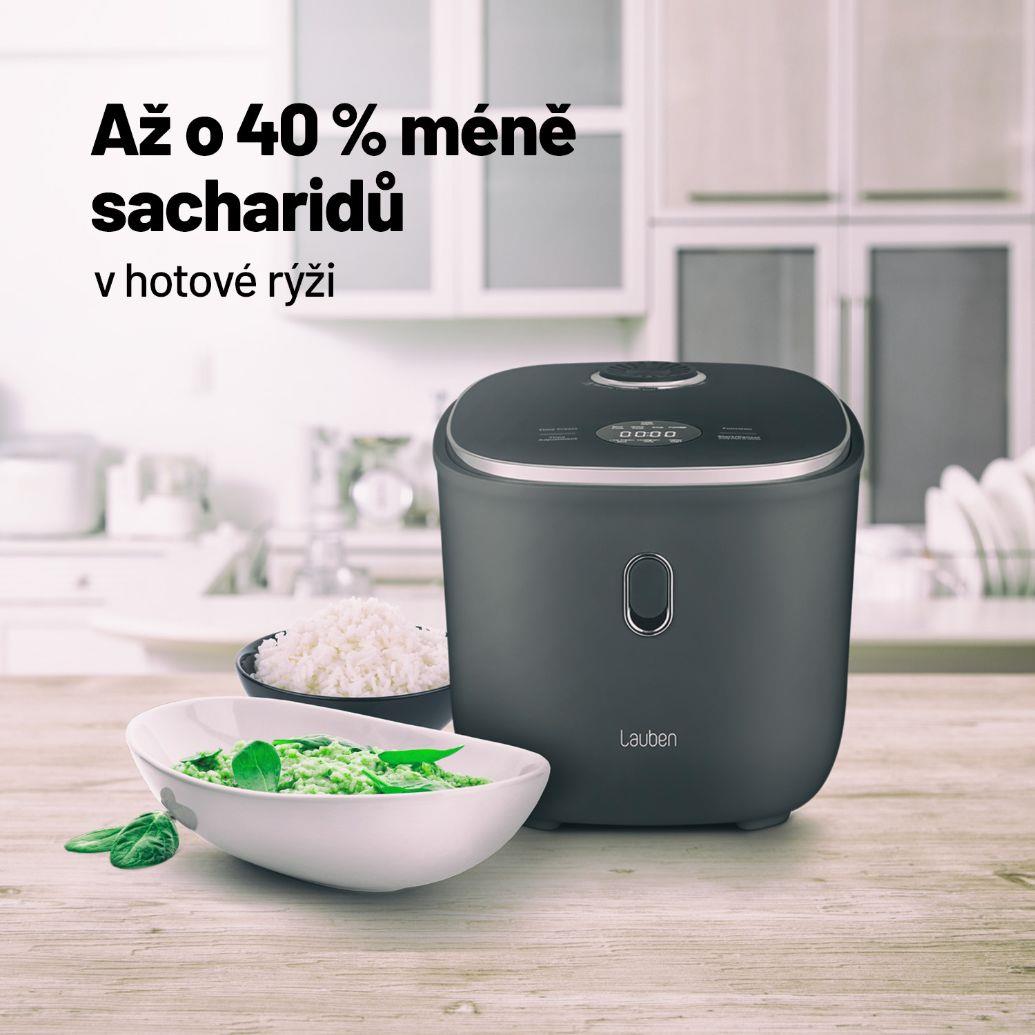 Lauben Low Sugar Rice Cooker 3000AT - rýžovar1 