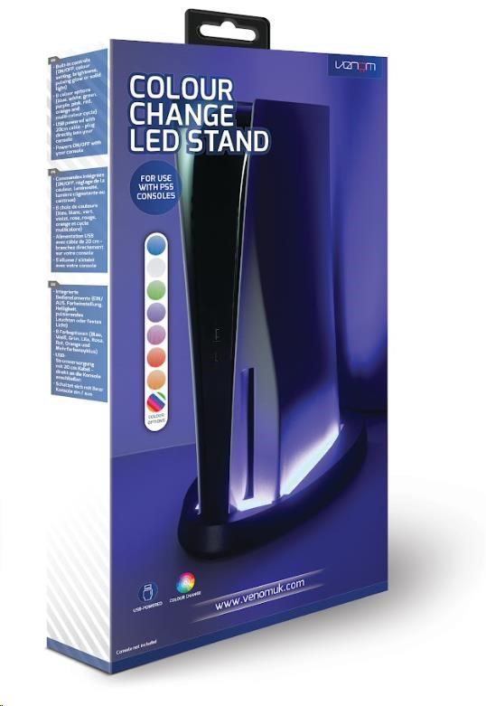 VENOM VS5005 PS5 Multi-Colour LED Stand0 