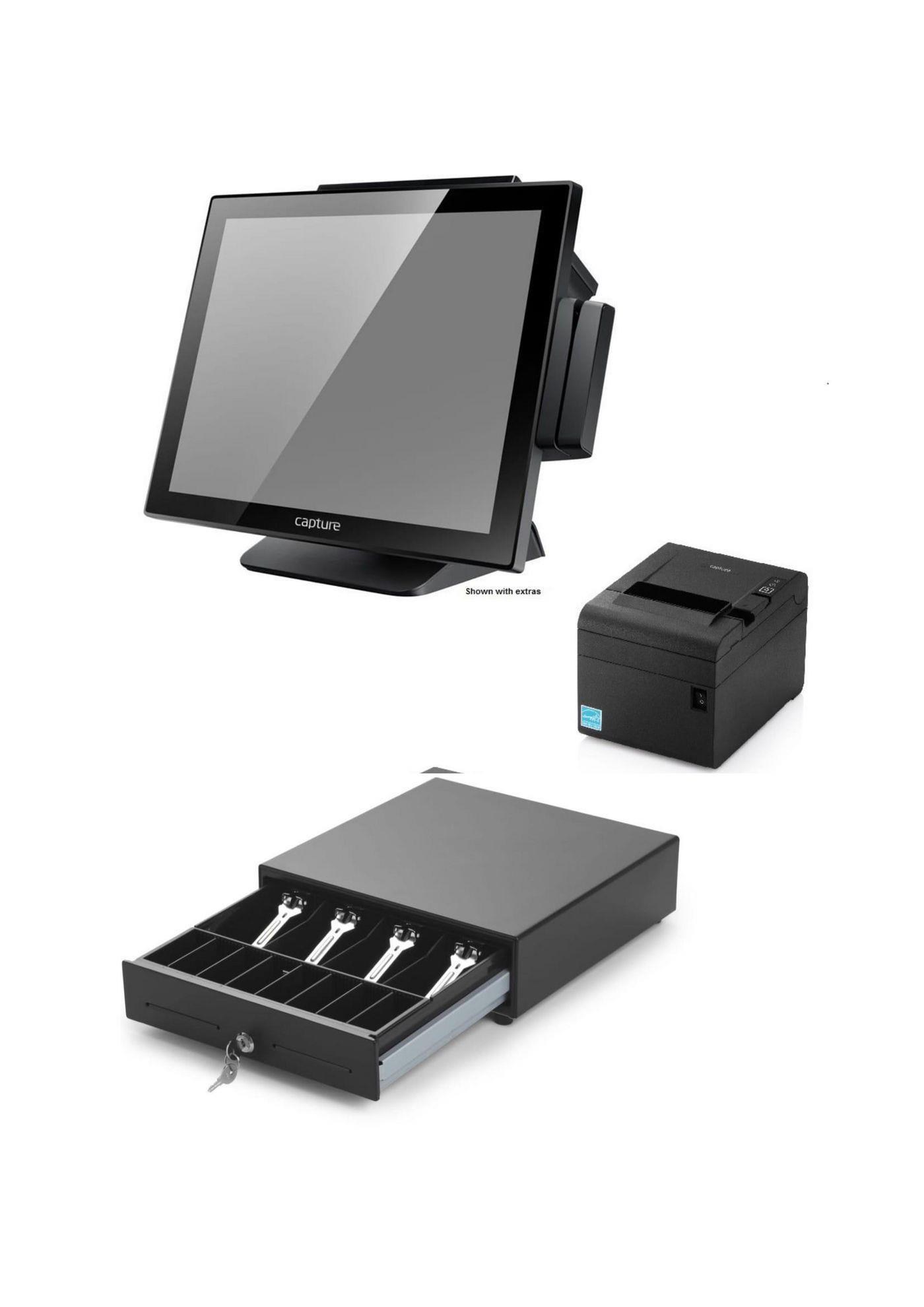 Capture POS In a Box,  Swordfish POS system + Thermal Printer + 330 mm Cash Drawer0 
