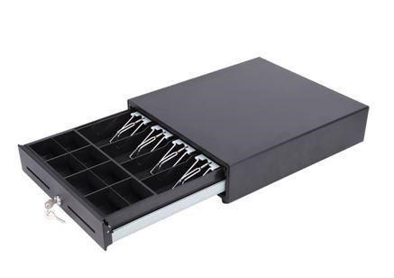 Capture High quality cash drawers - 410mm Black,  vč. kabelu RJ121 