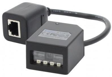 Newland 1D CCD Fixed Mounted Reader with 2 meter RS-232 extension cable and multi-plug adapter0 