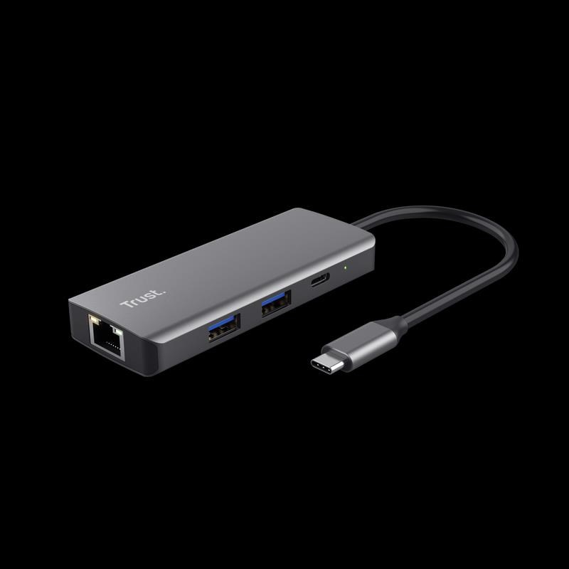 TRUST adaptér DALYX,  6-in-1 USB-C Multi-Port Adapter0 