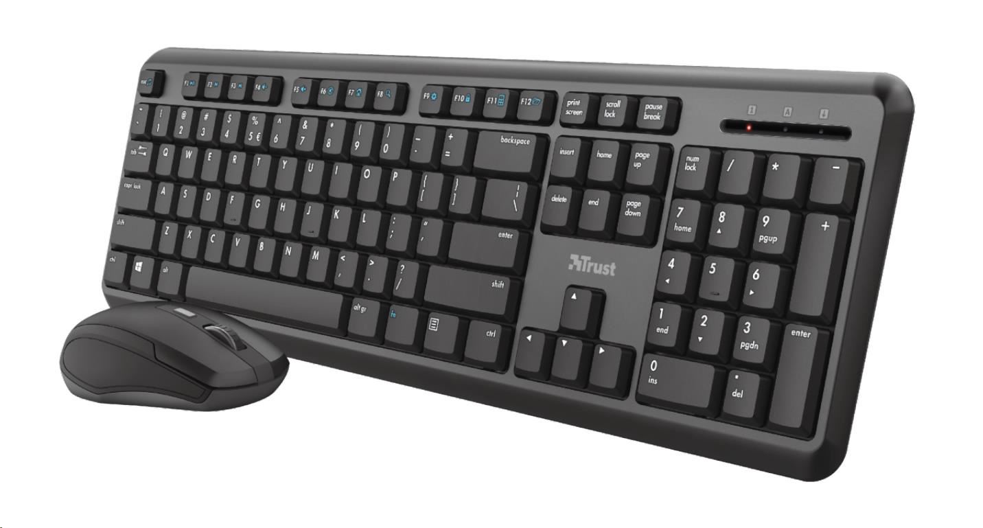 TRUST ODY WIRELESS KEYBOARD & MOUSE DE1 