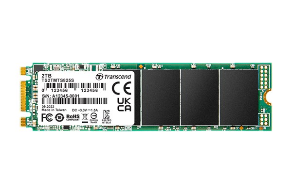 TRANSCEND SSD 825S 1TB,  M.2 2280 SSD,  SATA3 B+M Key,  TLC0 