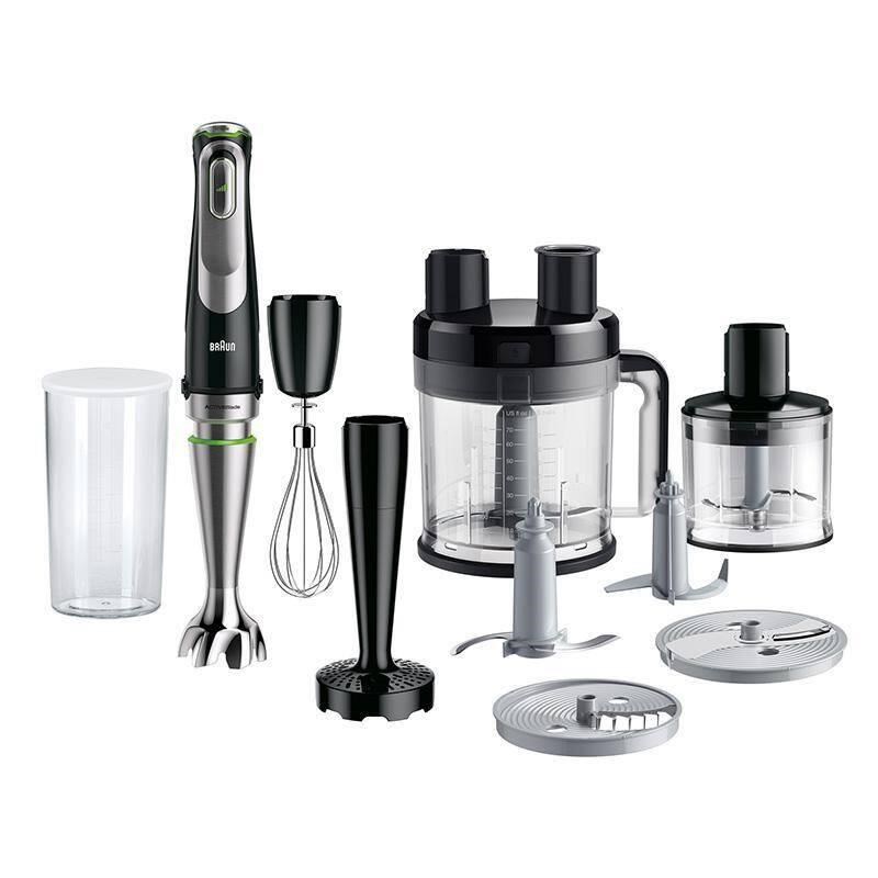 Braun MultiQuick 9 MQ9187XLI tyčový mixér,  1200 W,  plynulá regulace rychlostí,  SplashControl3 