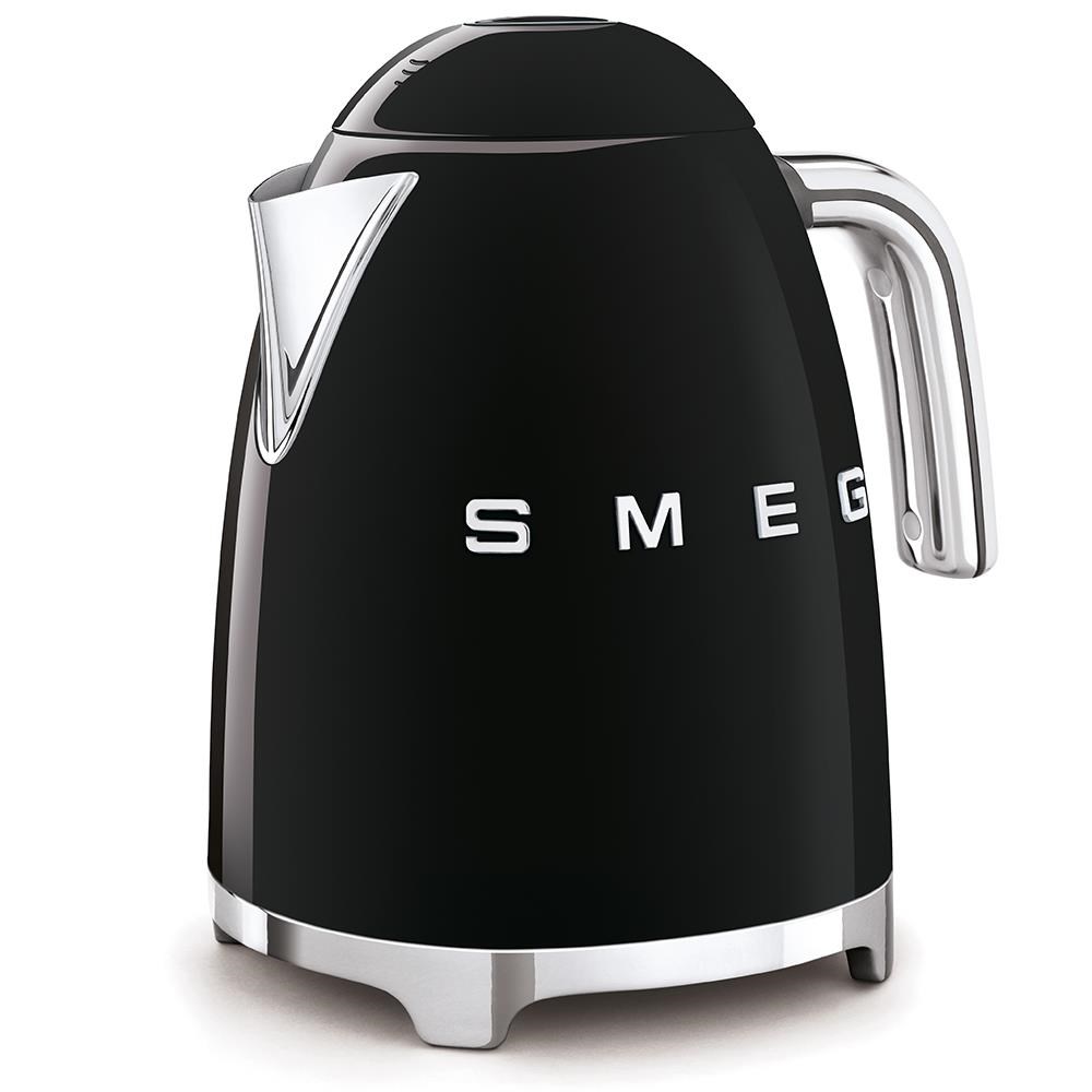 Smeg KLF03BLEU rychlovarná konvice, 1,7 l, (7 šálků), 2400 W, styl 50. let, černá1 