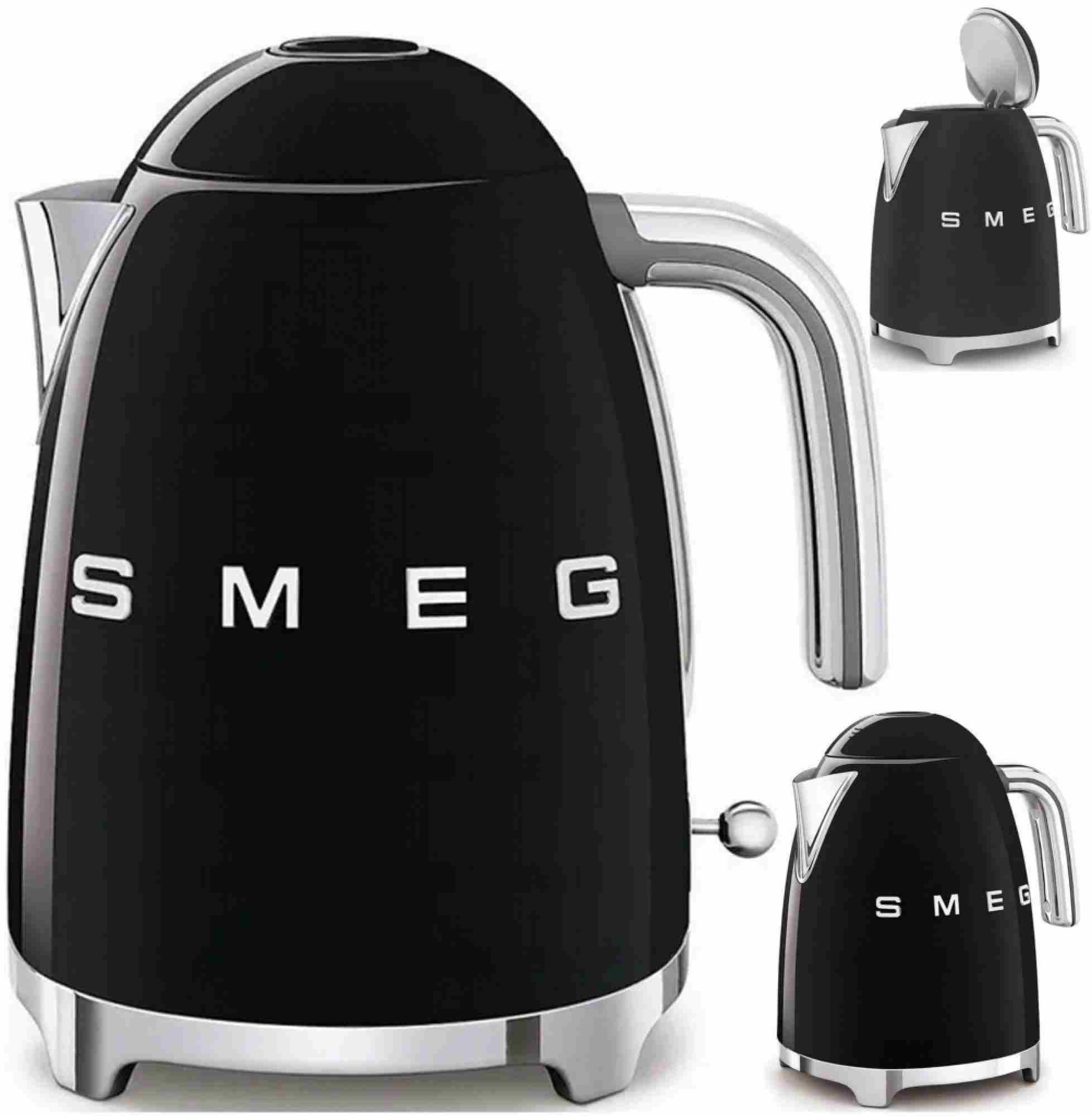 Smeg KLF03BLEU rychlovarná konvice, 1,7 l, (7 šálků), 2400 W, styl 50. let, černá2 