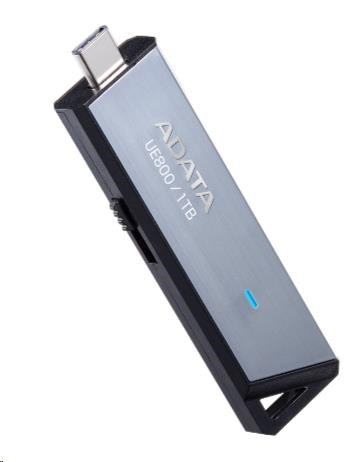 ADATA Flash Disk 512GB UE800,  USB 3.2 USB-C,  Elite drive,  šedá kov černá plast0 