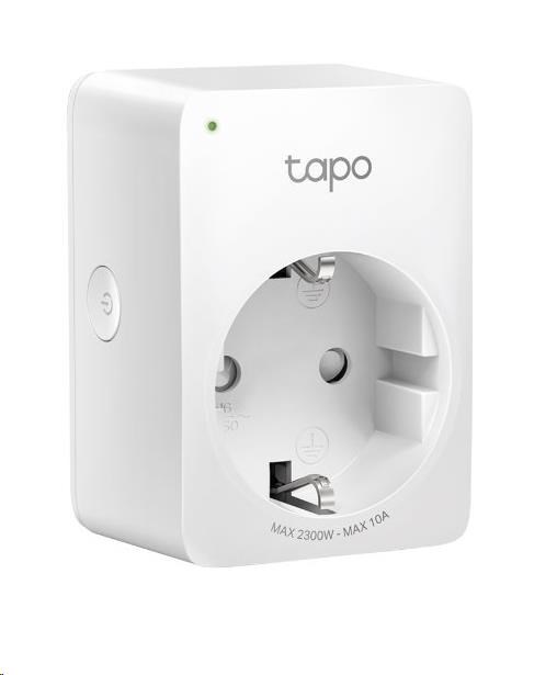 TP-Link Tapo P100(1-pack)(EU) chytrá WiFi mini zásuvka (2300W,10A,2,4 GHz,BT)0 