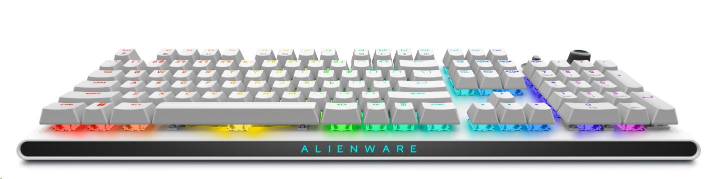 DELL KLÁVESNICA  Alienware Tri-Mode Wireless Gaming Keyboard - AW920K (Lunar Light)3 