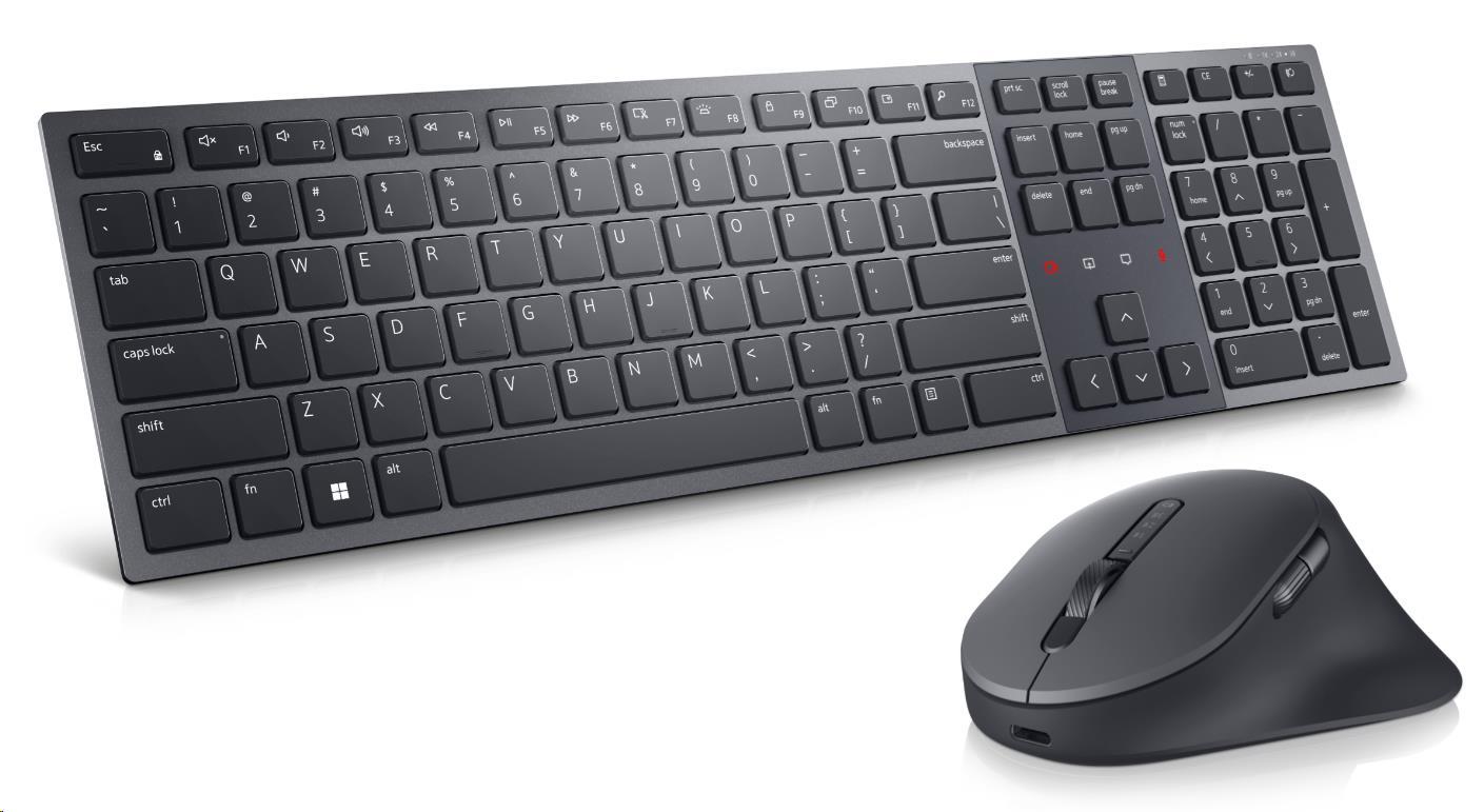 DELL KLÁVESNICA Premier Collaboration Keyboard and Mouse - KM900 - US International (QWERTY)0 