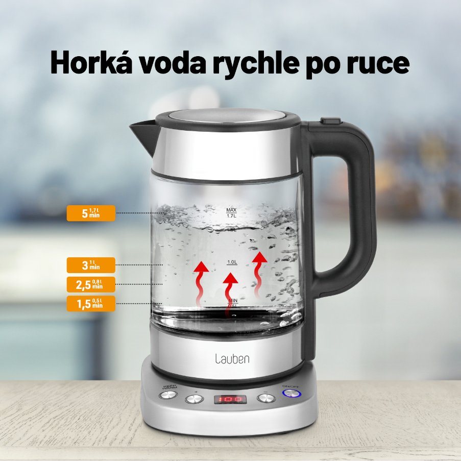 Lauben Electric Kettle EK17GS1 