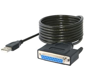PREMIUMCORD Kabel USB printer kabel,  USB na paralelní port