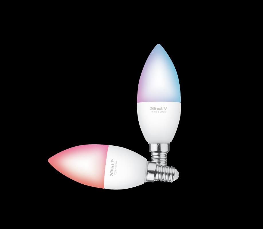 TRUST Smart WiFi LED Candle E14 White & Colour - 2 kusy v balení0 