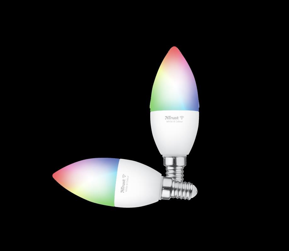 TRUST Smart WiFi LED Candle E14 White & Colour - 2 kusy v balení1 
