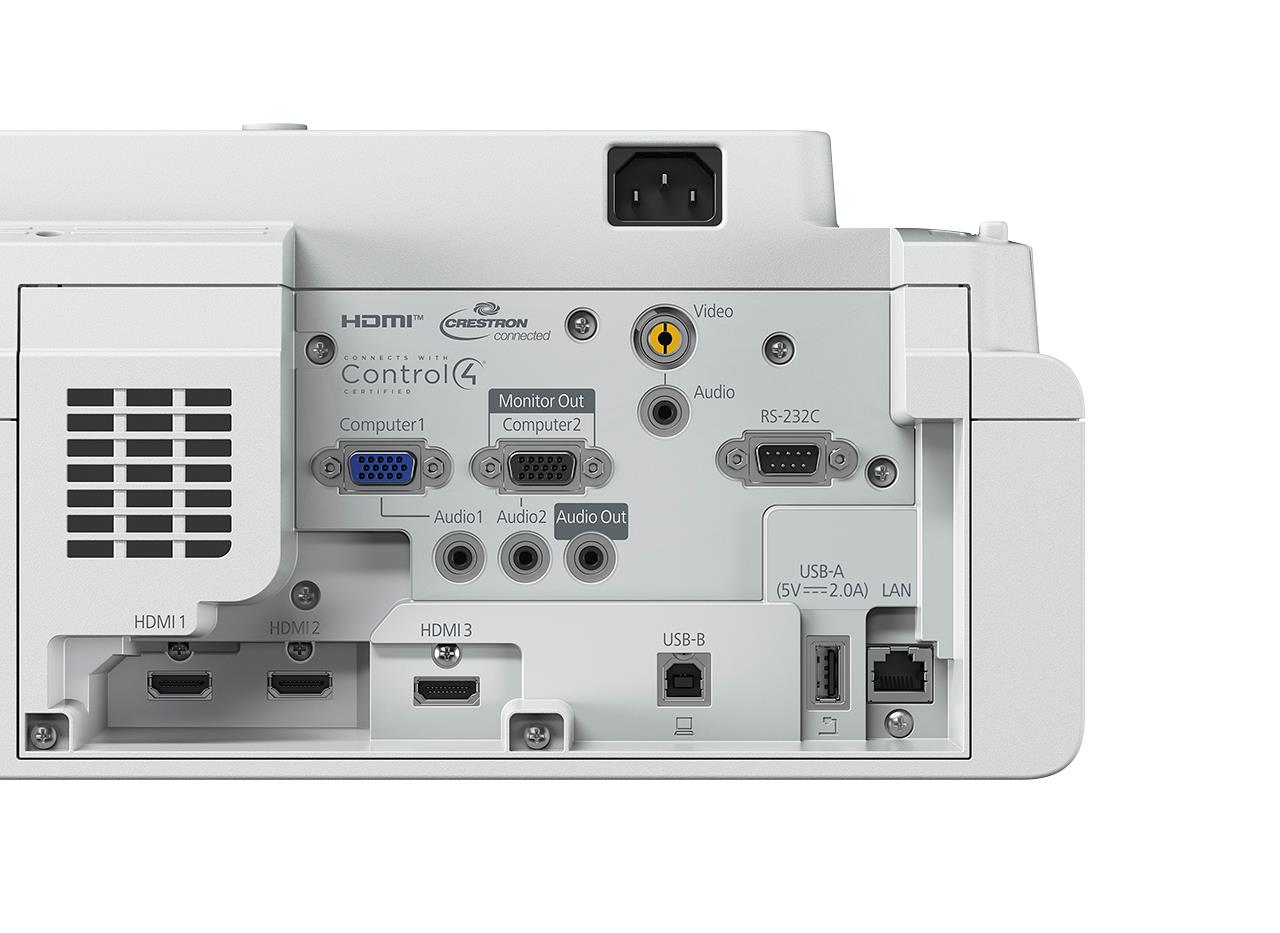 EPSON projektor EB-760W,  1280x800,  4100ANSI,  2.500.000:1,  USB,  VGA,  HDMI,  LAN,  WiFi,  5 LET ZÁRUKA5 