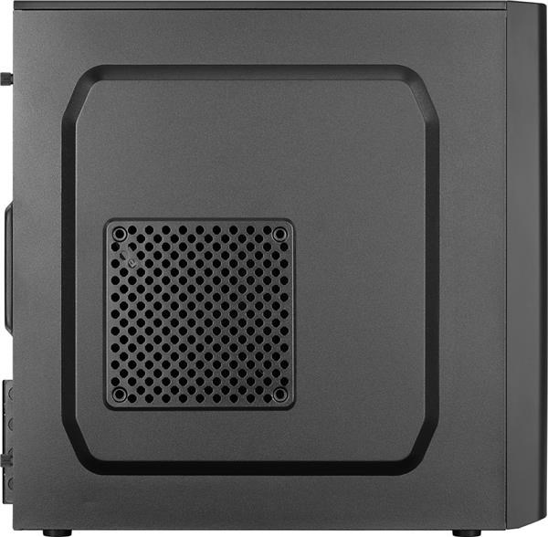 EUROCASE skříň MC X103 black,  micro tower,  1x USB 3.0,  2x USB 2.0,  2x audio,  bez zdroje2 