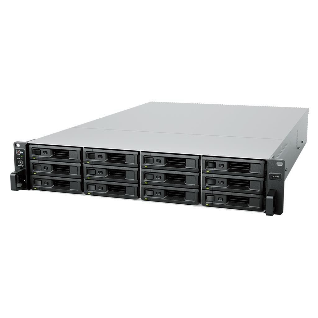 Synology UC3400 Unified Controller (8C/ XeonD-1541/ 2, 1-2, 7GHz/ 8GBRAM/ 12xSAS/ 2x1GbE/ 1x10GbE/ 1xPCIe/ RP)0 