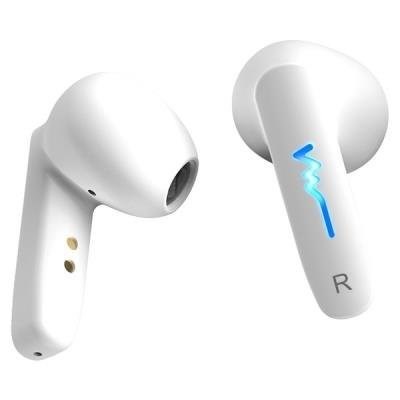 GENIUS bezdrátový headset TWS HS-M920BT/  bílý/  LED/  Bluetooth 5.0/  USB-C nabíjení2 