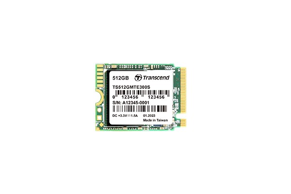 TRANSCEND SSD 300S 1TB,  M.2 2230, PCIe Gen3x4,  NVMe,  3D TLC,  DRAM-less0 