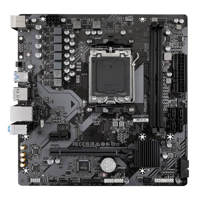 GIGABYTE MB Sc AM5 A620M H,  AMD A620,  2xDDR5,  1xDP,  1xHDMI,  mATX3 
