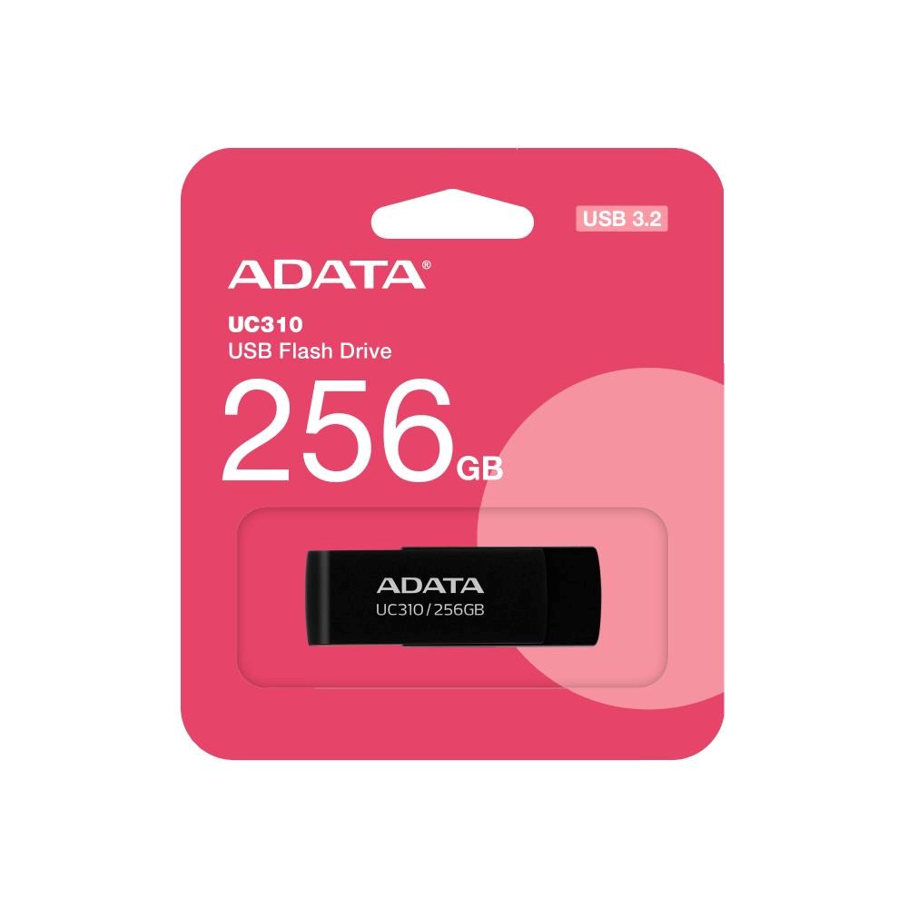 ADATA Flash Disk 256GB UC310,  USB 3.2 ,  černá2 