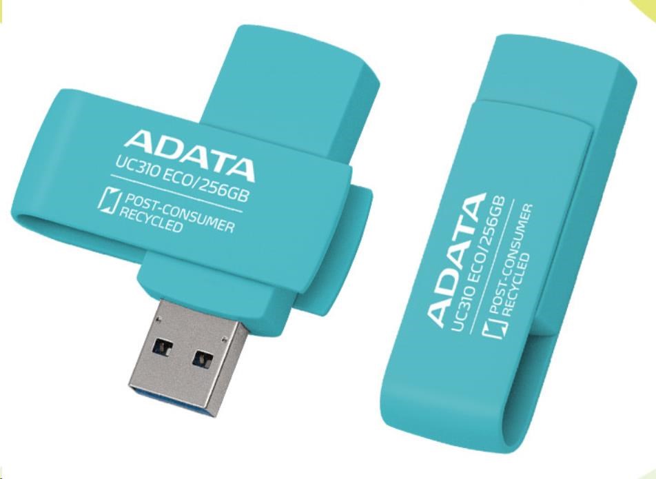 ADATA Flash Disk 32GB UC310E ECO,  USB 3.2 ,  modrá0 