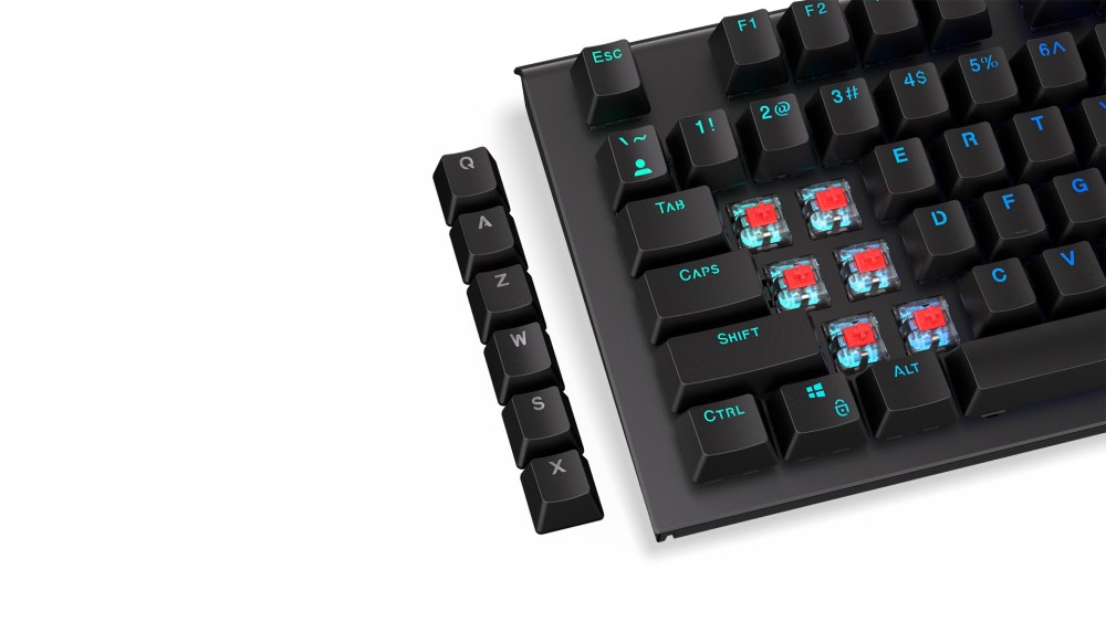 Endorfy klávesy PBT Double shot,  černá0 