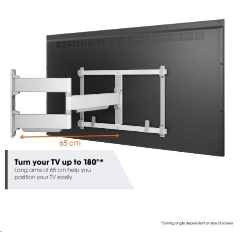 Vogel"s TVM 5645 TV rameno 3 klouby L bílé3 