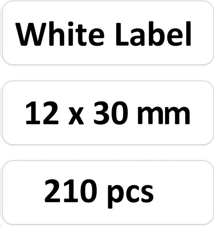 Niimbot štítky RP 12x30mm 210ks White pro D11 a D1101 
